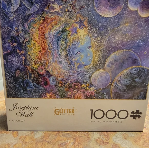 New in box 1000 pieces glitter Star Child puzzle - Picture 4 of 8
